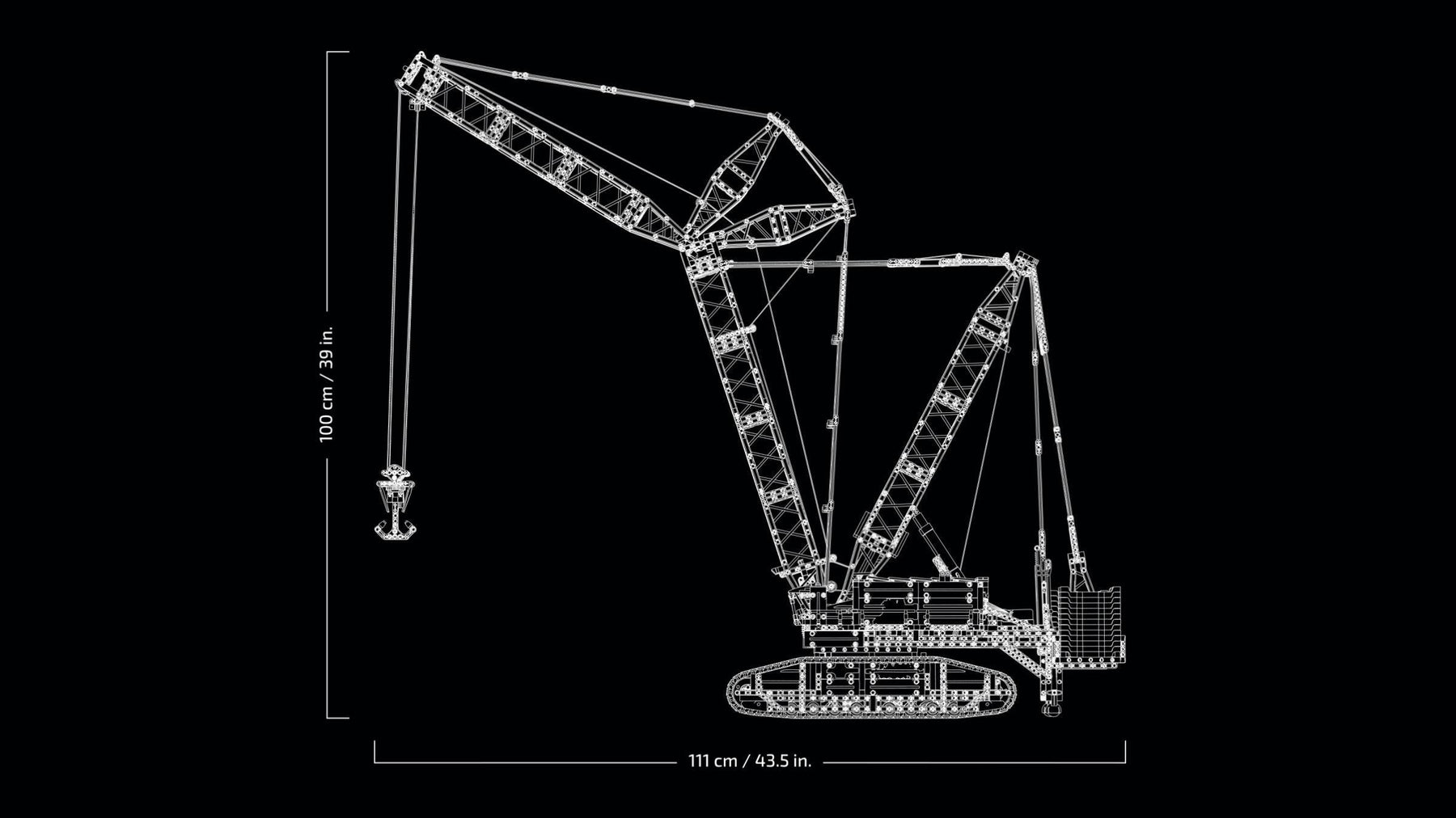LEGO 42145 Technic Liebherr Crawler Crane LR 13000 - SuperSaverAU - view 4