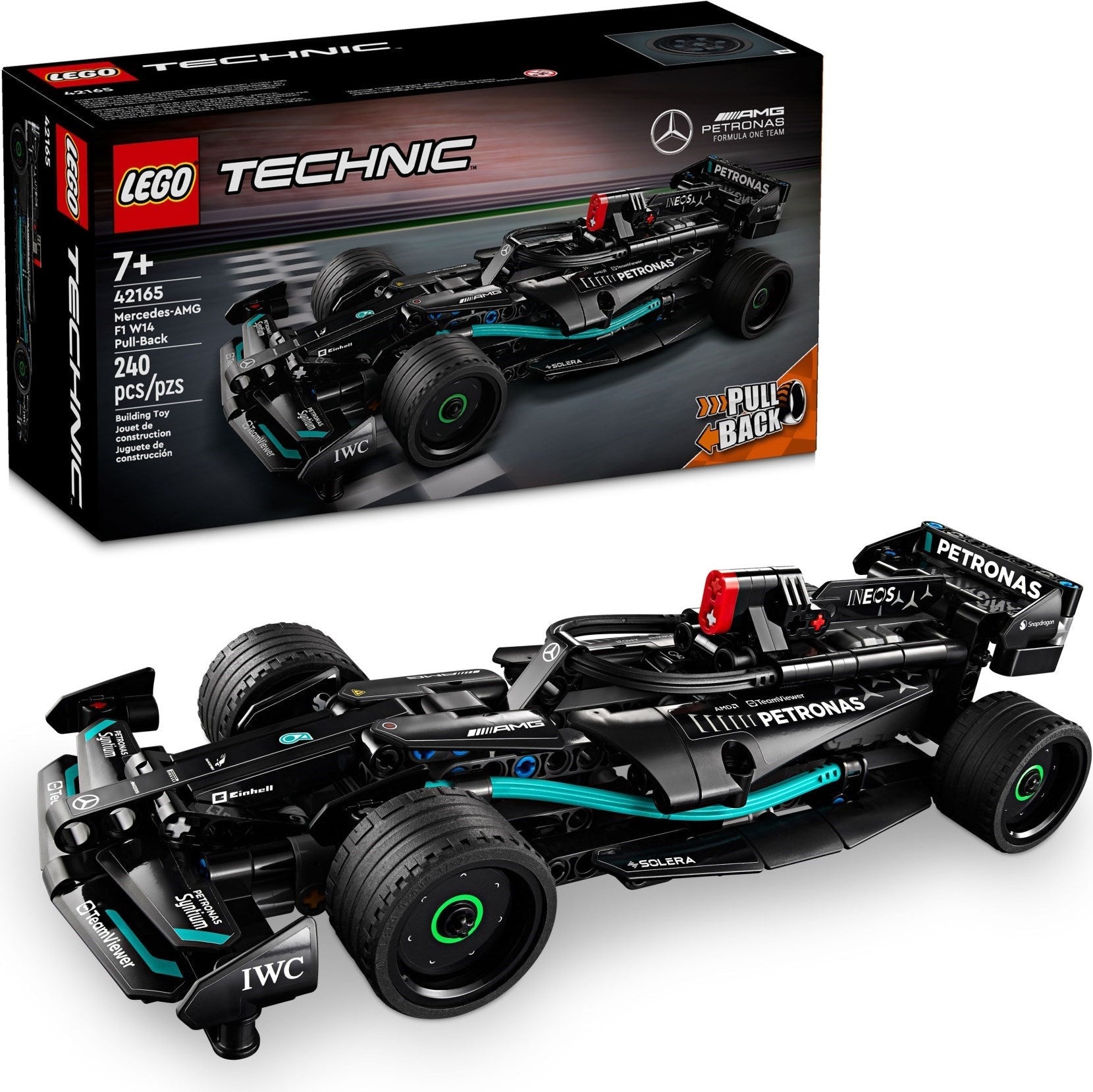 LEGO 42165 Mercedes-AMG F1 W14 E Performance Pull-Back Car - SuperSaverAU - view 1