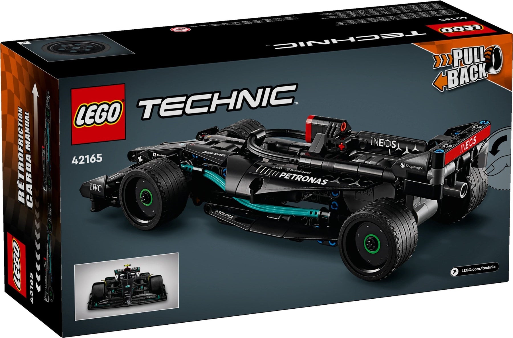 LEGO 42165 Mercedes-AMG F1 W14 E Performance Pull-Back Car - SuperSaverAU - view 5