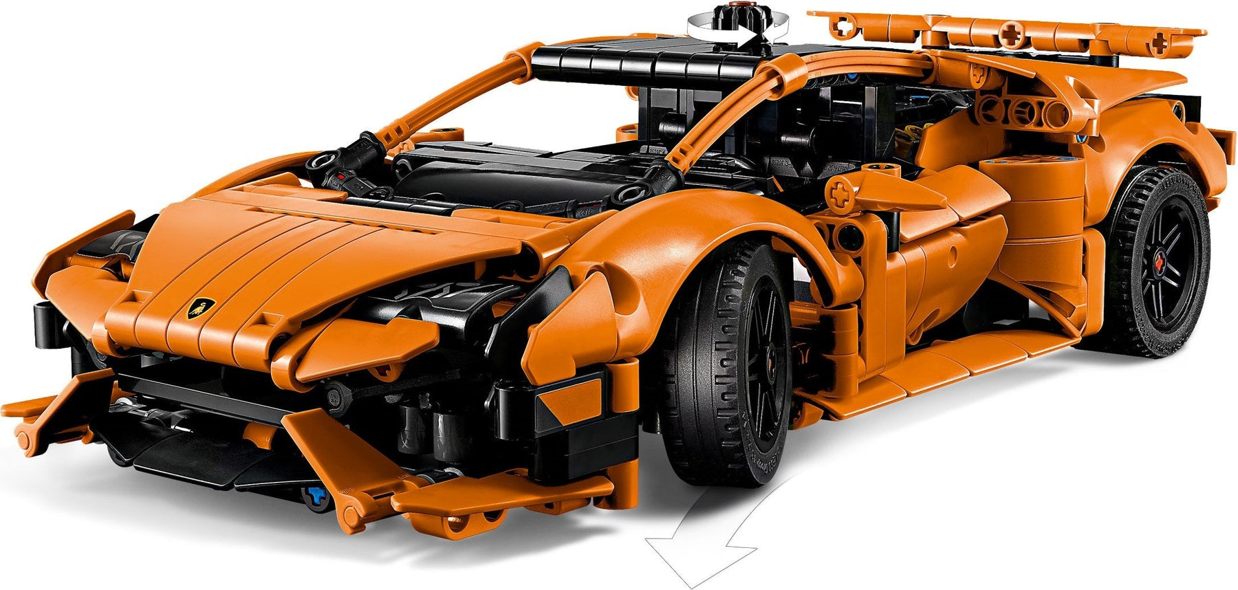 LEGO Technic Lamborghini Huracán Tecnica Orange 42195 - SuperSaverAU - view 4