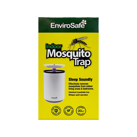 Envirosafe Indoor Mosquito Trap, Chemical-Free, UVA LED with Quiet Fan