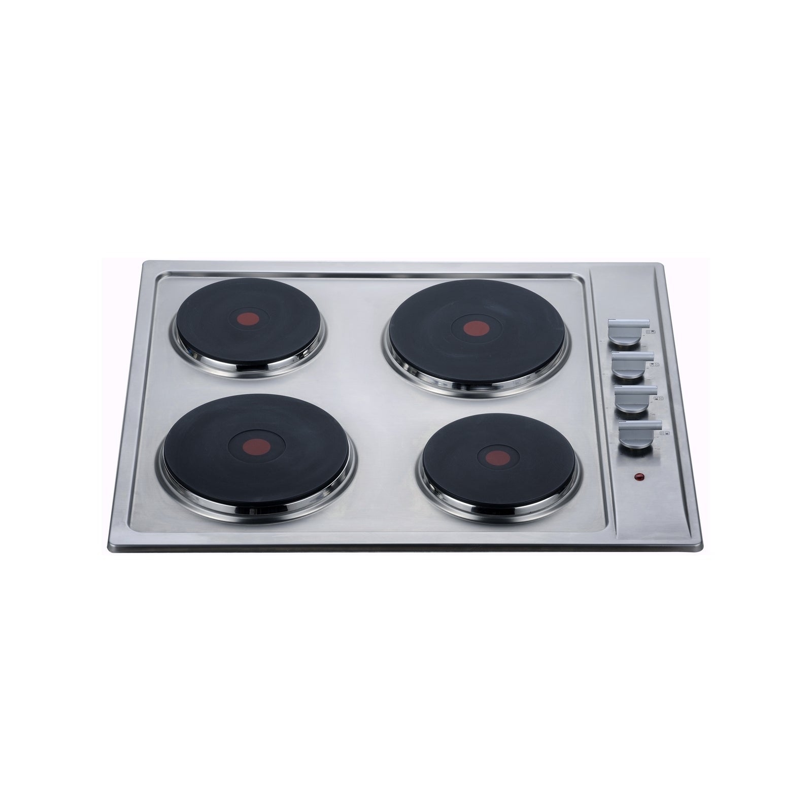 Bellini 60cm 4 Burner Electric Cooktop Stainless Steel Knob Control BCS604X