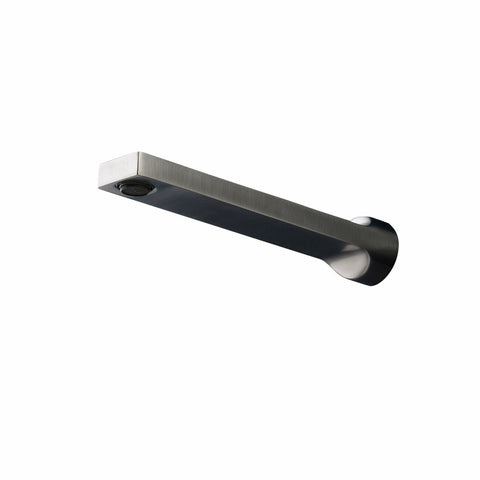 Rogerseller Pinch Wall Basin Spout - Brushed Nickel, 5 Star Water Rating - 3606003007