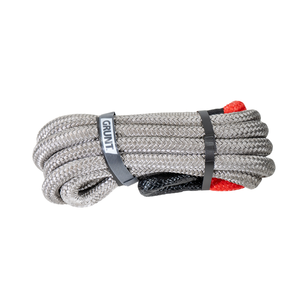 Grunt Kinetic Nylon Recovery Rope 8000kgs 19mm x 6m - Durable Vehicle Recovery - SuperSaverAU - view 1