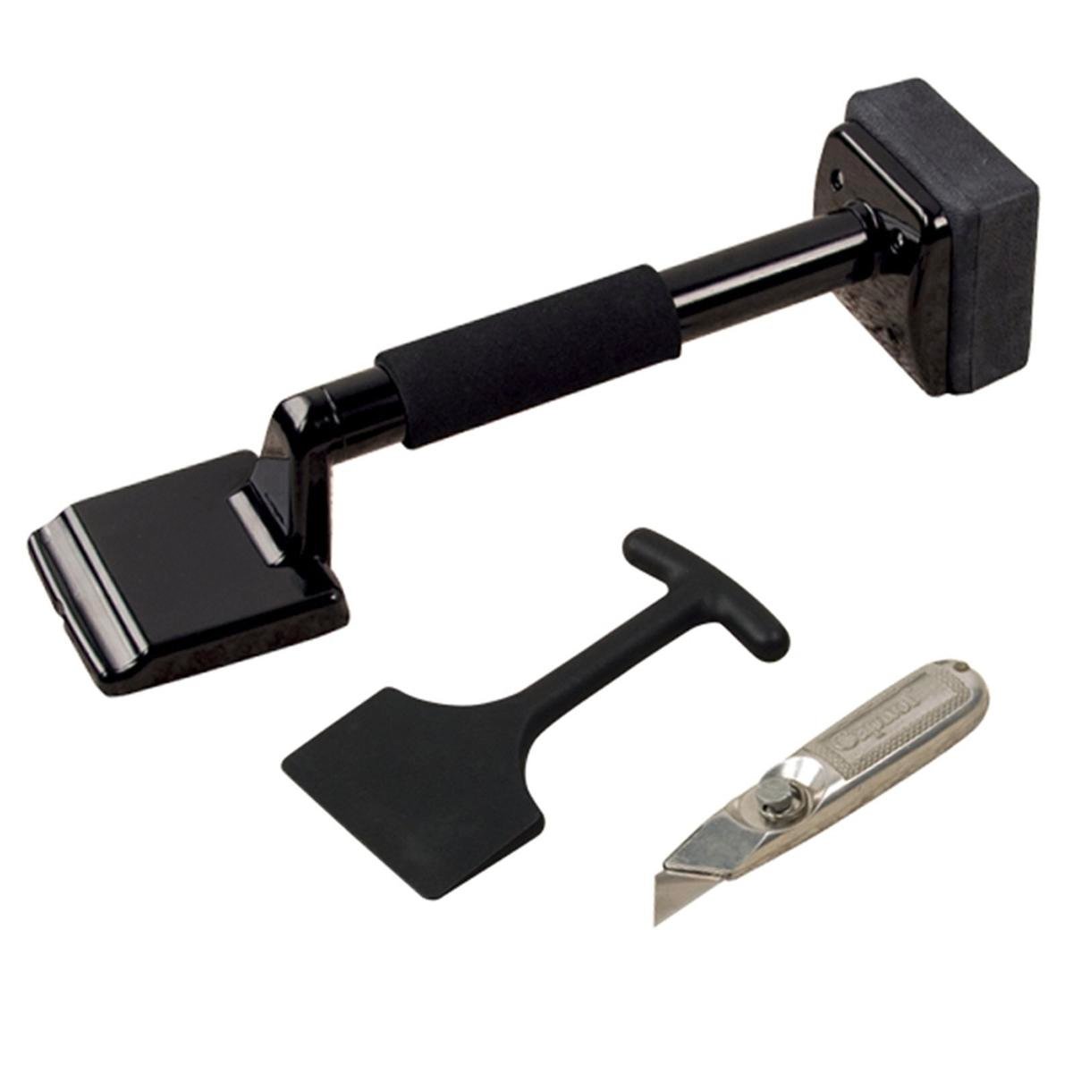 QEP DIY Carpet Installation Kit - Aluminium, Steel & Rubber, Knee Kicker Set
