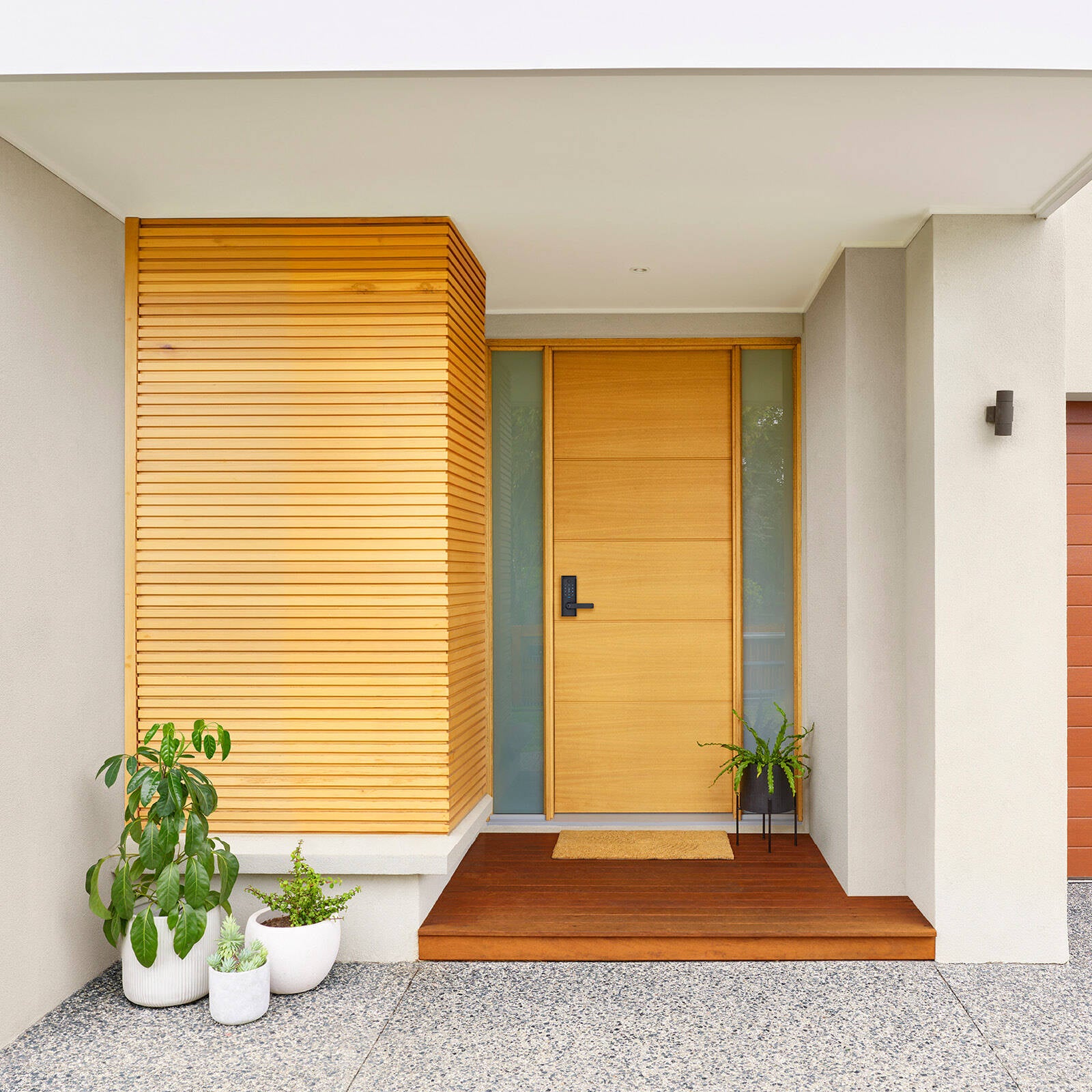 Gainsborough Mode Smart Entrance Lever Lock, Graphite Zinc Alloy, App Controlled & Waterproof
