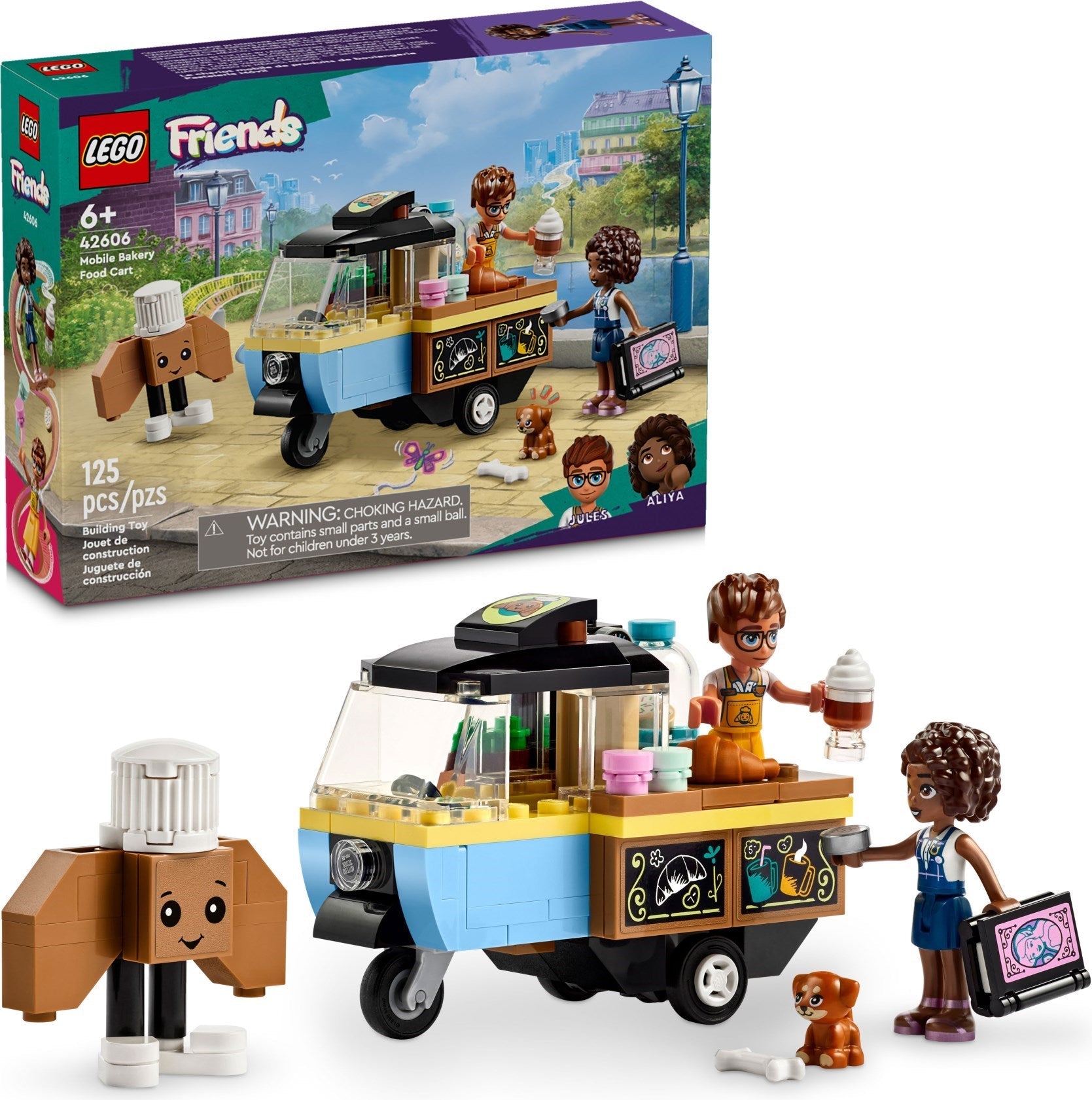 LEGO Friends 42606 Mobile Bakery Food Cart - SuperSaverAU - view 1