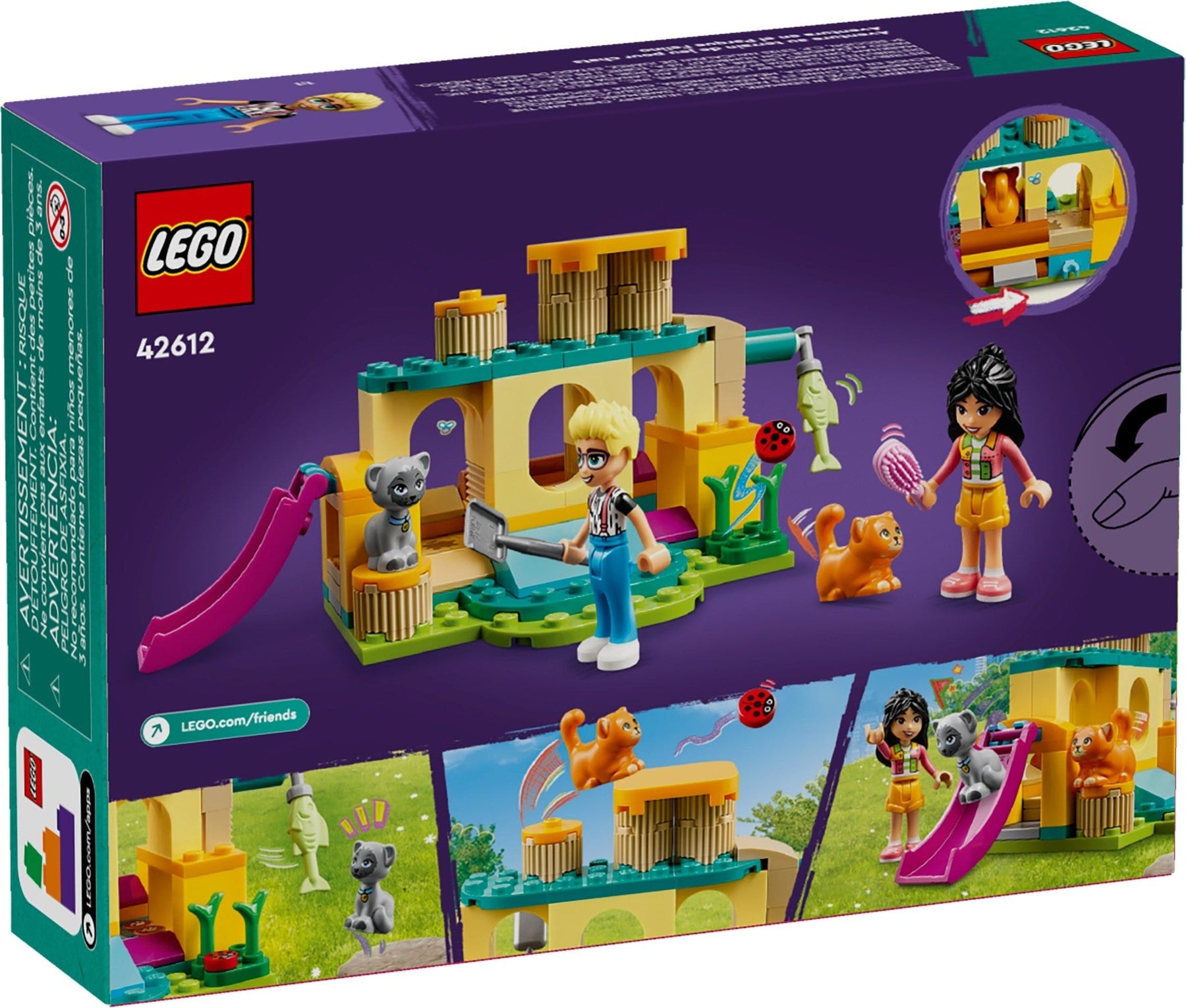LEGO Friends 42612 Cat Playground Adventure - SuperSaverAU - view 5