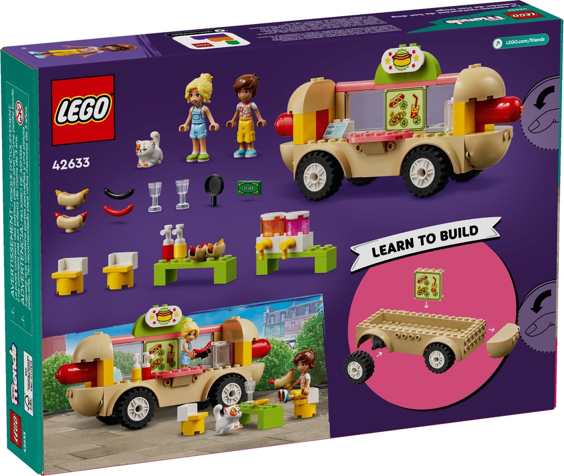 LEGO Friends 42633 Hot Dog Food Truck - SuperSaverAU - view 2