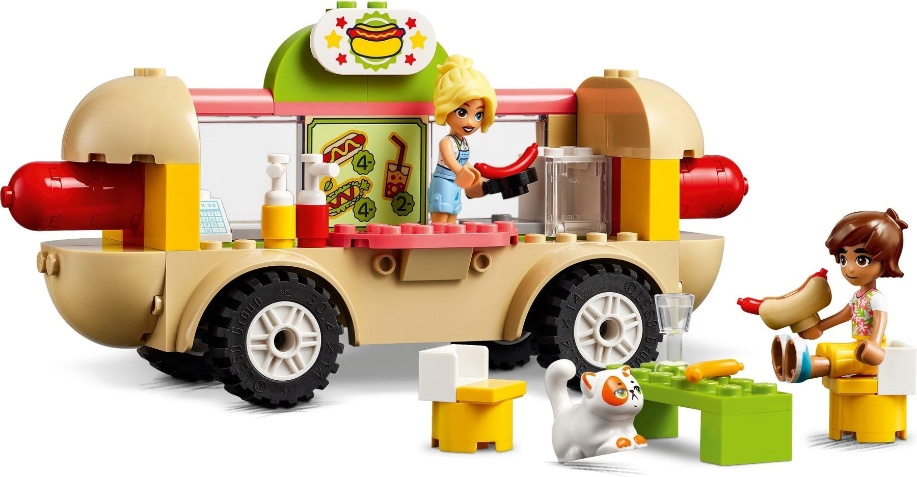 LEGO Friends 42633 Hot Dog Food Truck - SuperSaverAU - view 6