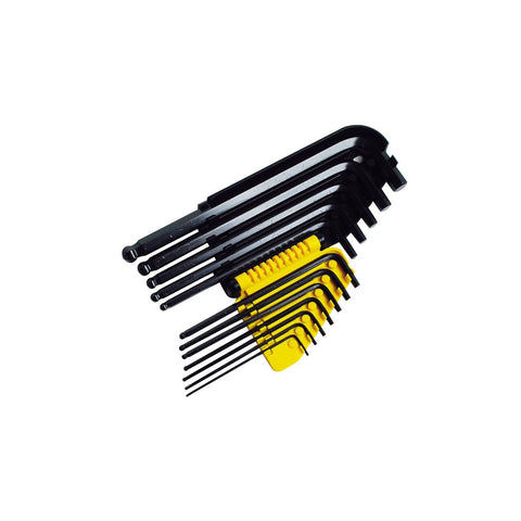 Stanley 12 Piece Imperial Long Ball End Hex Key Set 1/16 to 3/8"