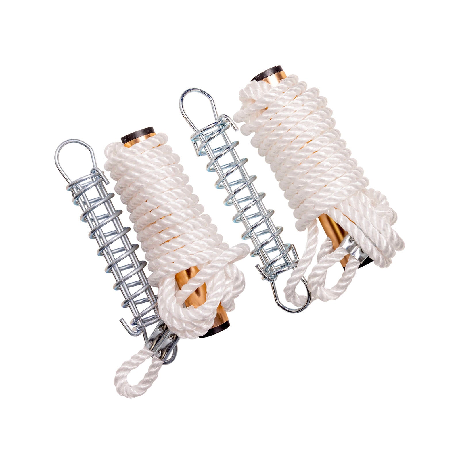 Polytuf Guy Rope 6mm x 3m with Runner & Trace Spring 2 Pack