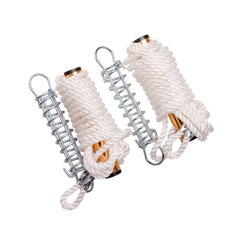 Polytuf Guy Rope 6mm x 3m with Runner & Trace Spring 2 Pack