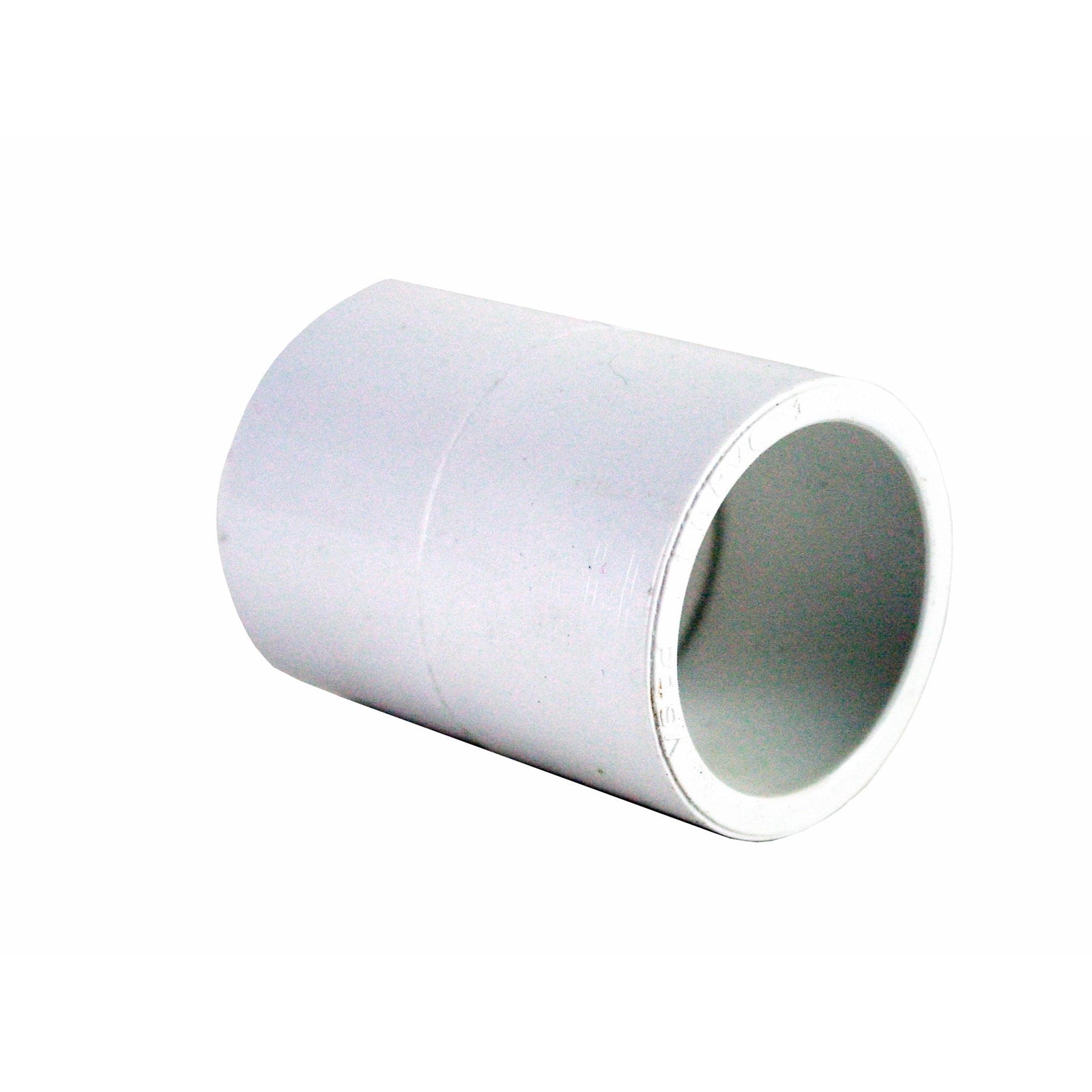 Holman 50mm PVC Solvent Weld Coupling, White Pressure Pipe