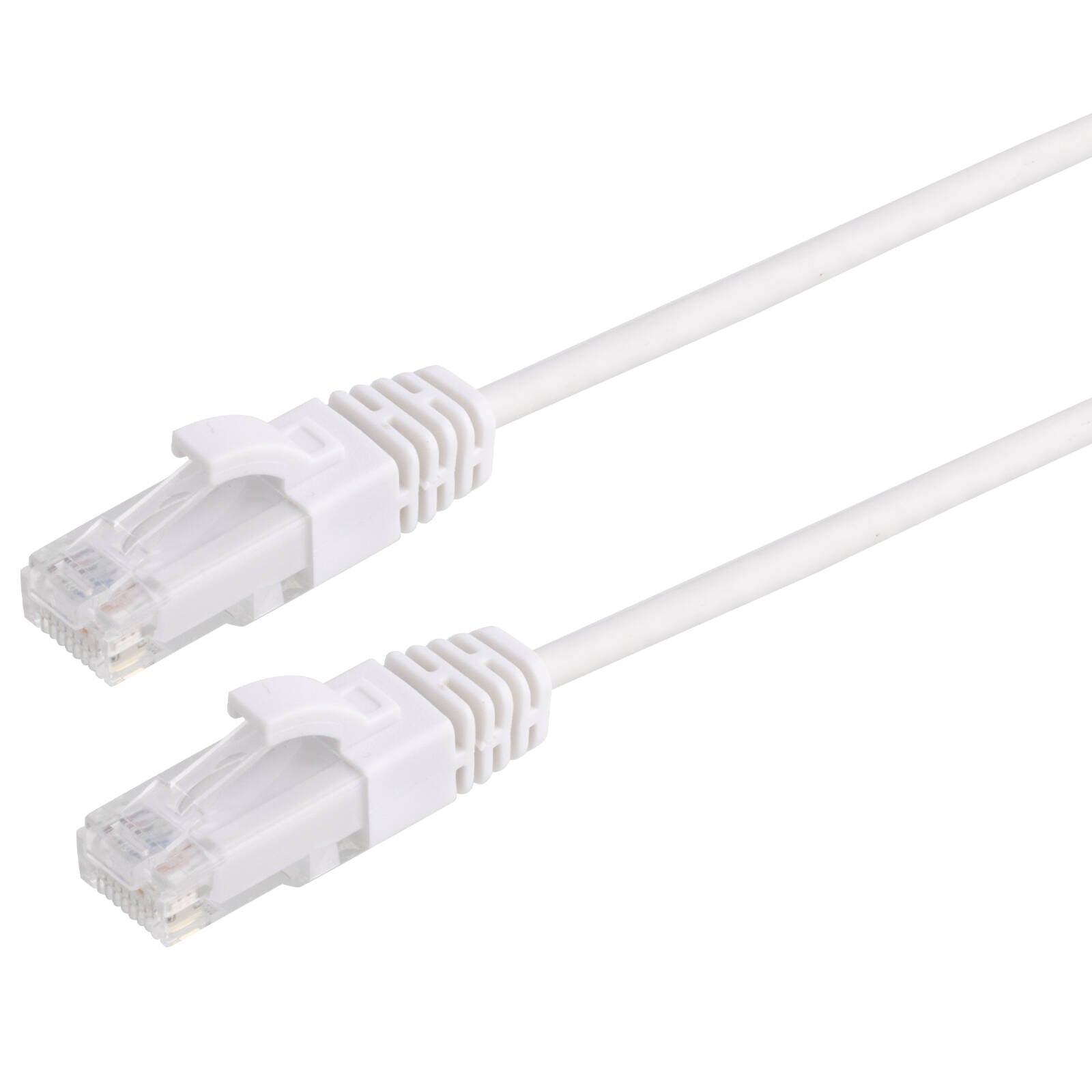 Antsig 1m Ultra Thin CAT6A RJ45 Ethernet Cable White APUT6A01