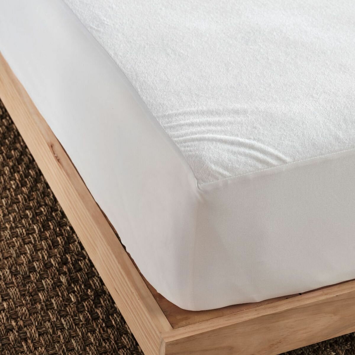 Linen House Everyday Waterproof King Mattress Protector - Cotton/Polyester, Machine Washable - 01786H499