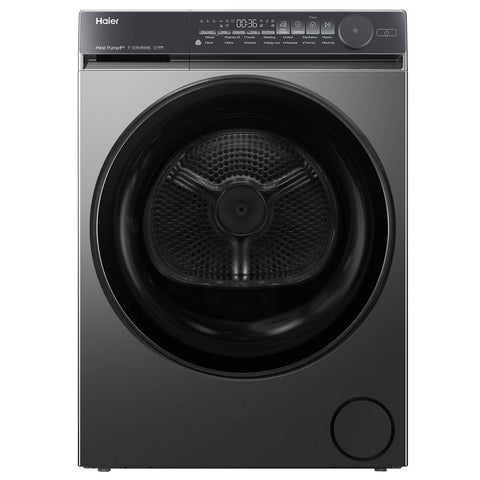 Haier 8kg Heat Pump Dryer - Dark Grey, 8 Star Energy Rating, Ultra Reverse Drum - HDHPS80NB1