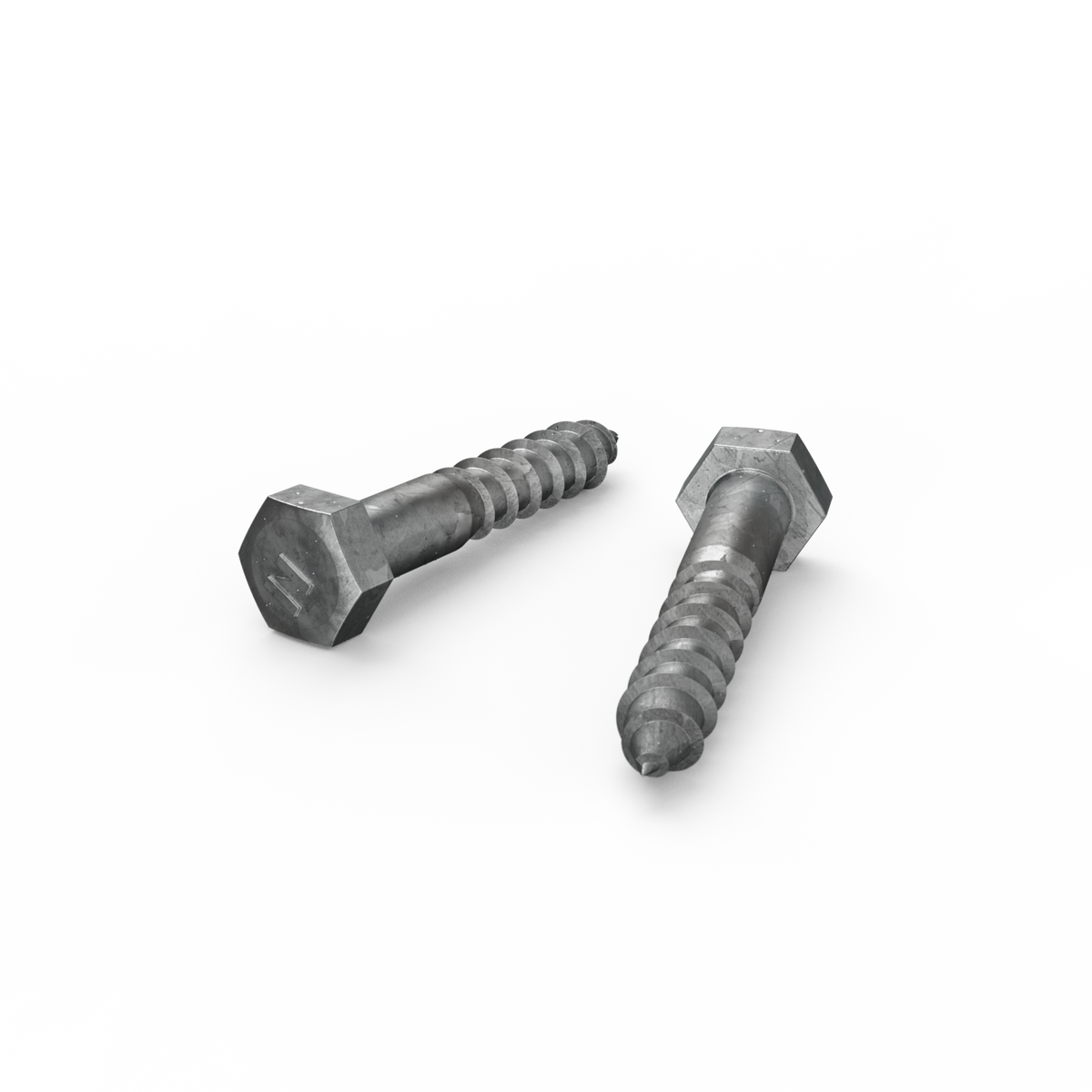 Zenith M10 x 60mm Hot Dip Galvanised Hex Head Coach Screws - 25 Pack