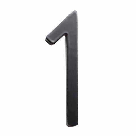 Sandleford 75mm Black Zone House Number 1 - Galvanised Steel - Weather Resistant - SuperSaverAU - view 1