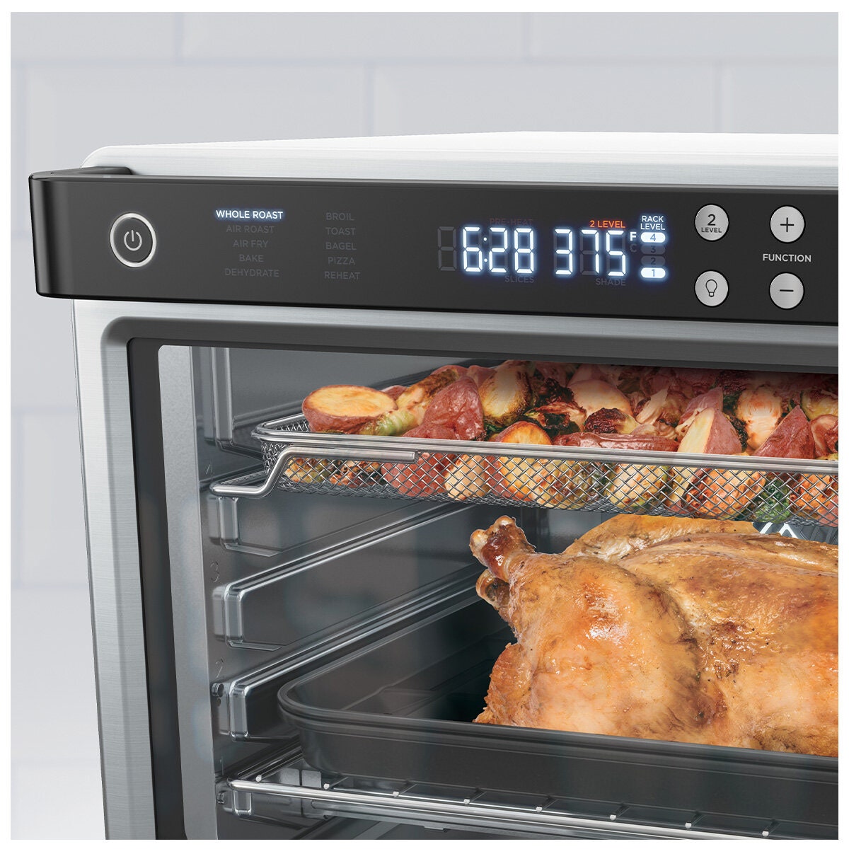 Ninja Foodi XL Air Fry Oven 29L - 2400W, 10 Cooking Modes, Digital Display Handle - DT200