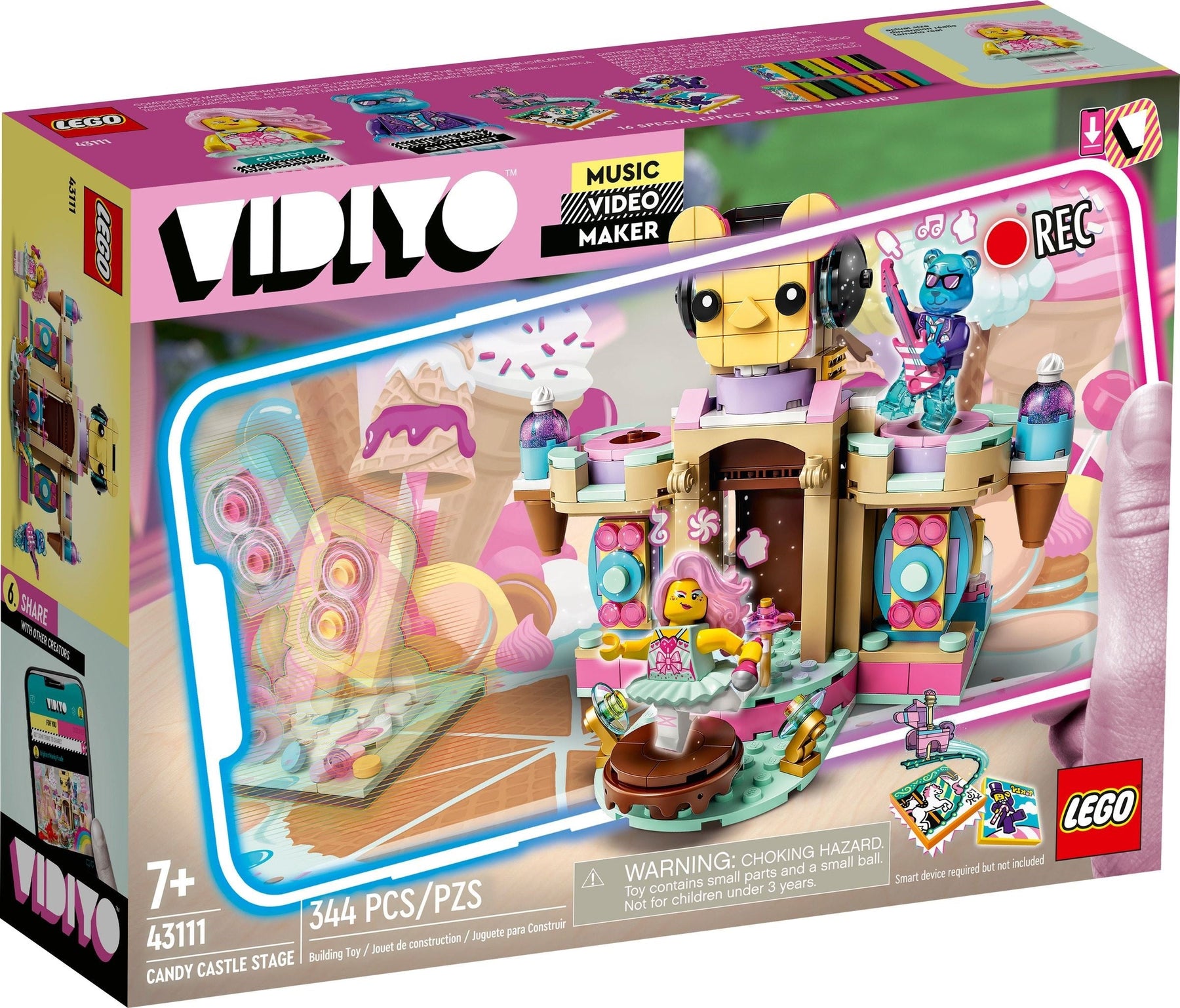 LEGO 43111 Candy Castle Stage Vidiyo Set - SuperSaverAU - view 1