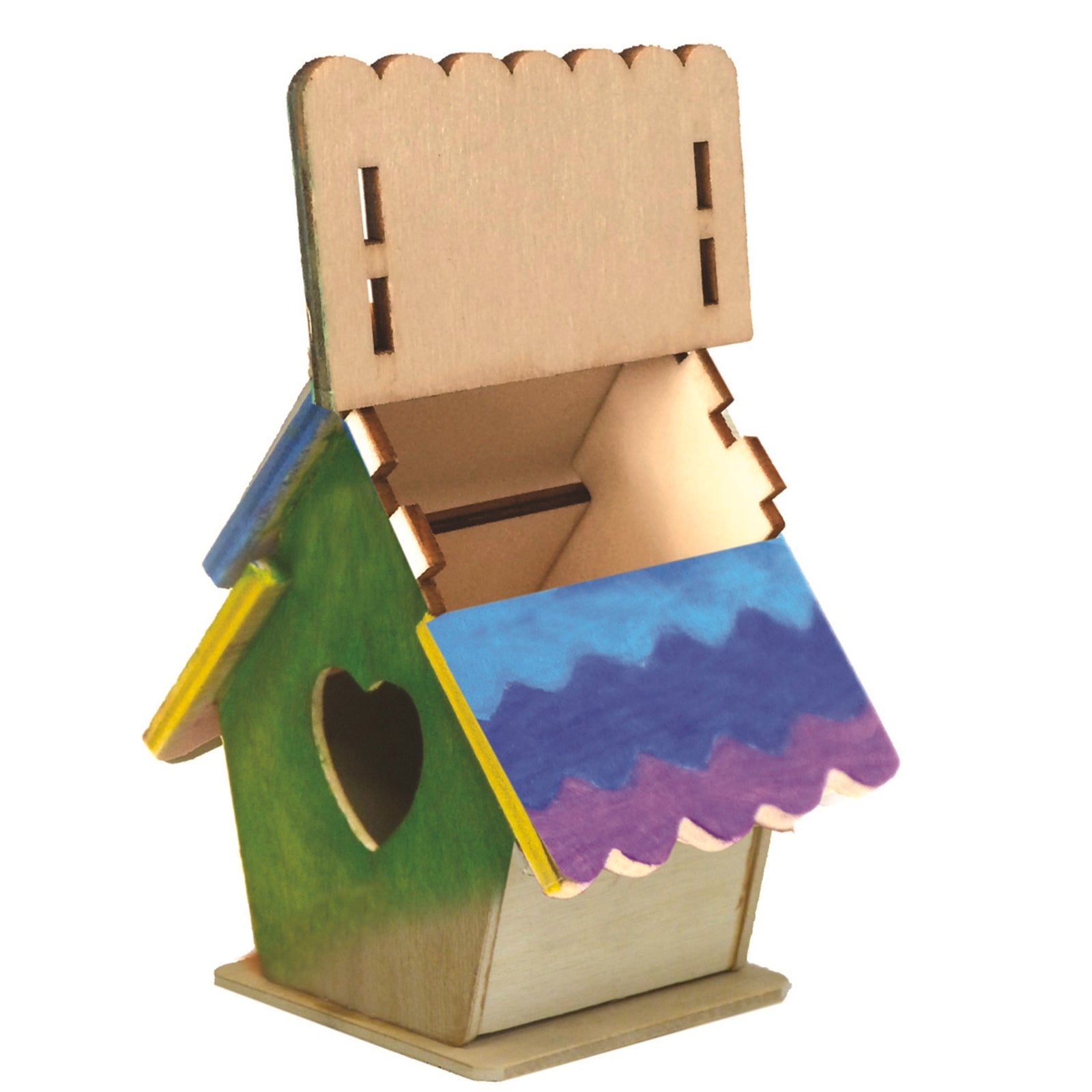 Boyle Crafty Kits Birdhouse Storage Box 90mm x 115mm Plywood