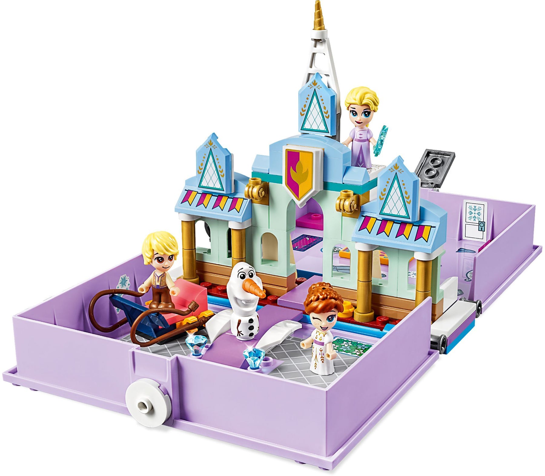 LEGO 43175 Anna & Elsa's Storybook Adventures - Frozen 2 Castle - SuperSaverAU - view 2