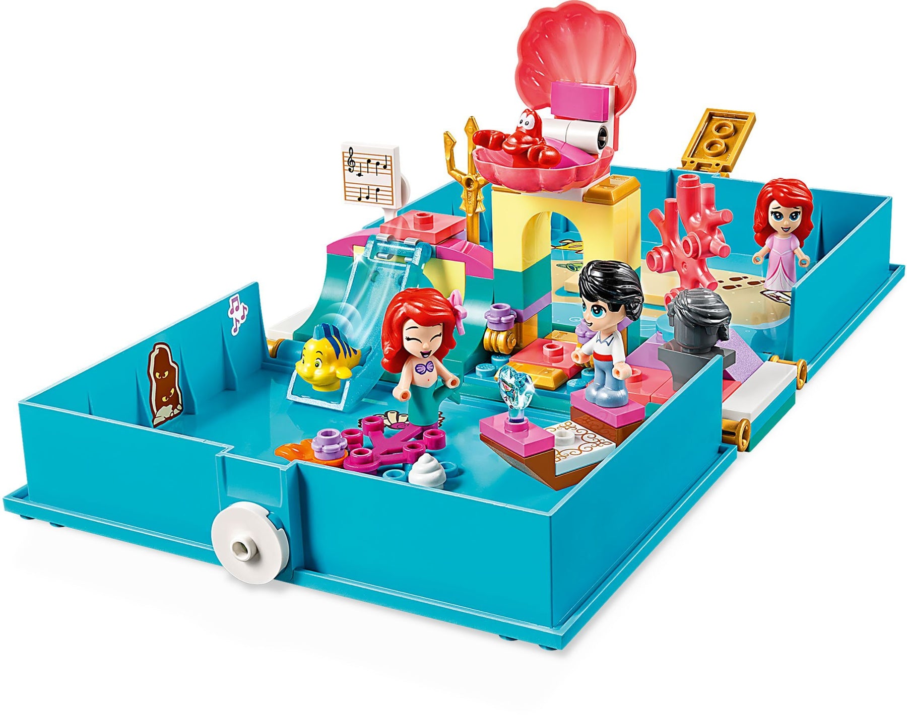 LEGO 43176 Ariel's Storybook Adventures | Disney Princess Playset - SuperSaverAU - view 2