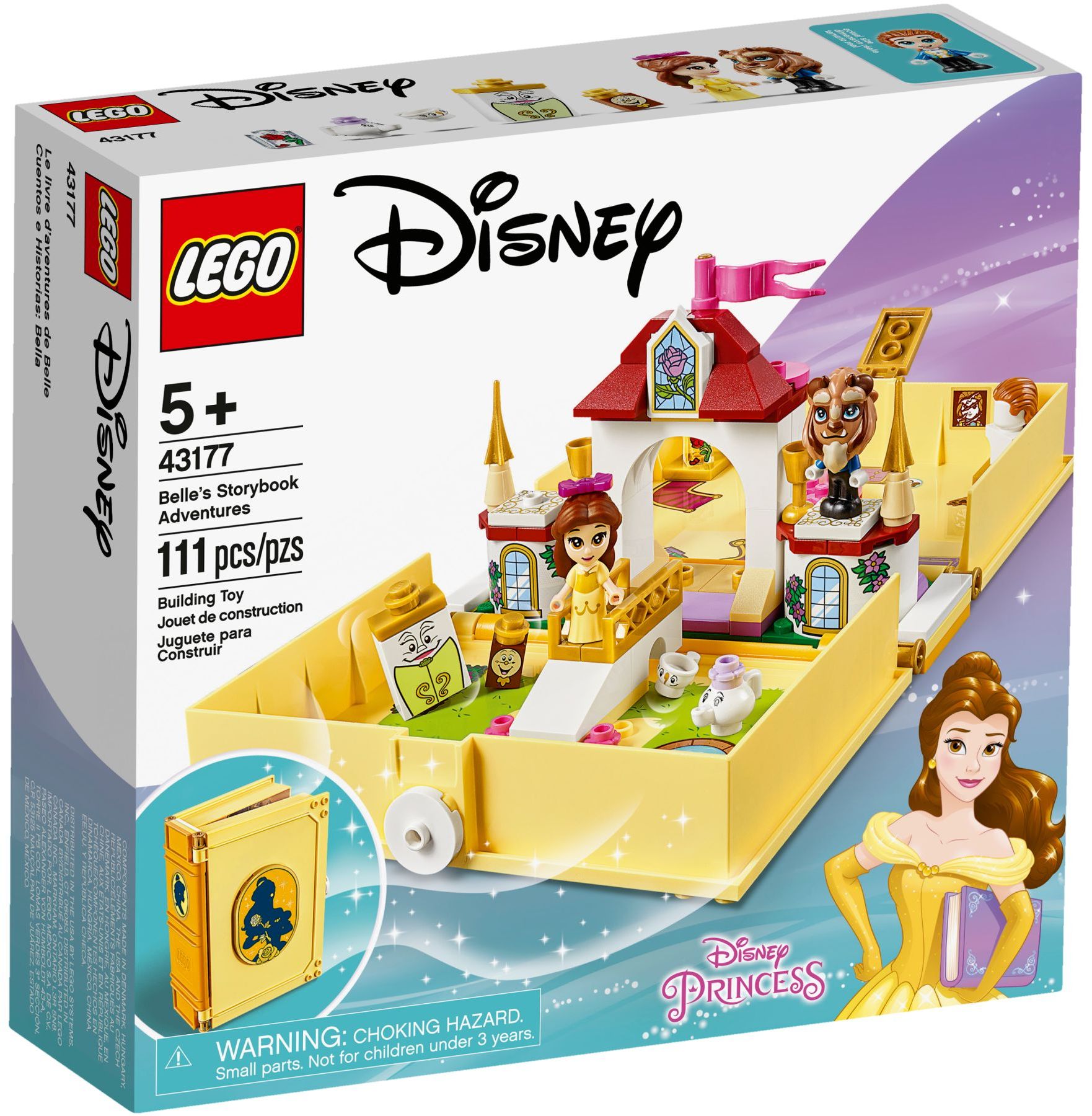 LEGO 43177 Belle's Storybook Adventures - Disney Beauty & the Beast - SuperSaverAU - view 1