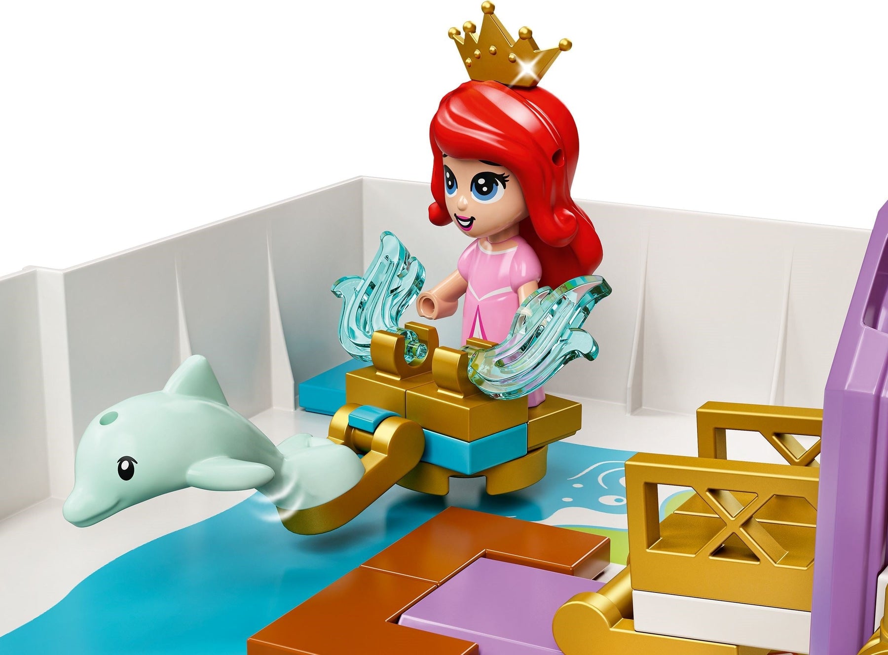 LEGO Disney 43193 Ariel, Belle, Cinderella and Tiana's Storybook Adventures- Auzzi Store