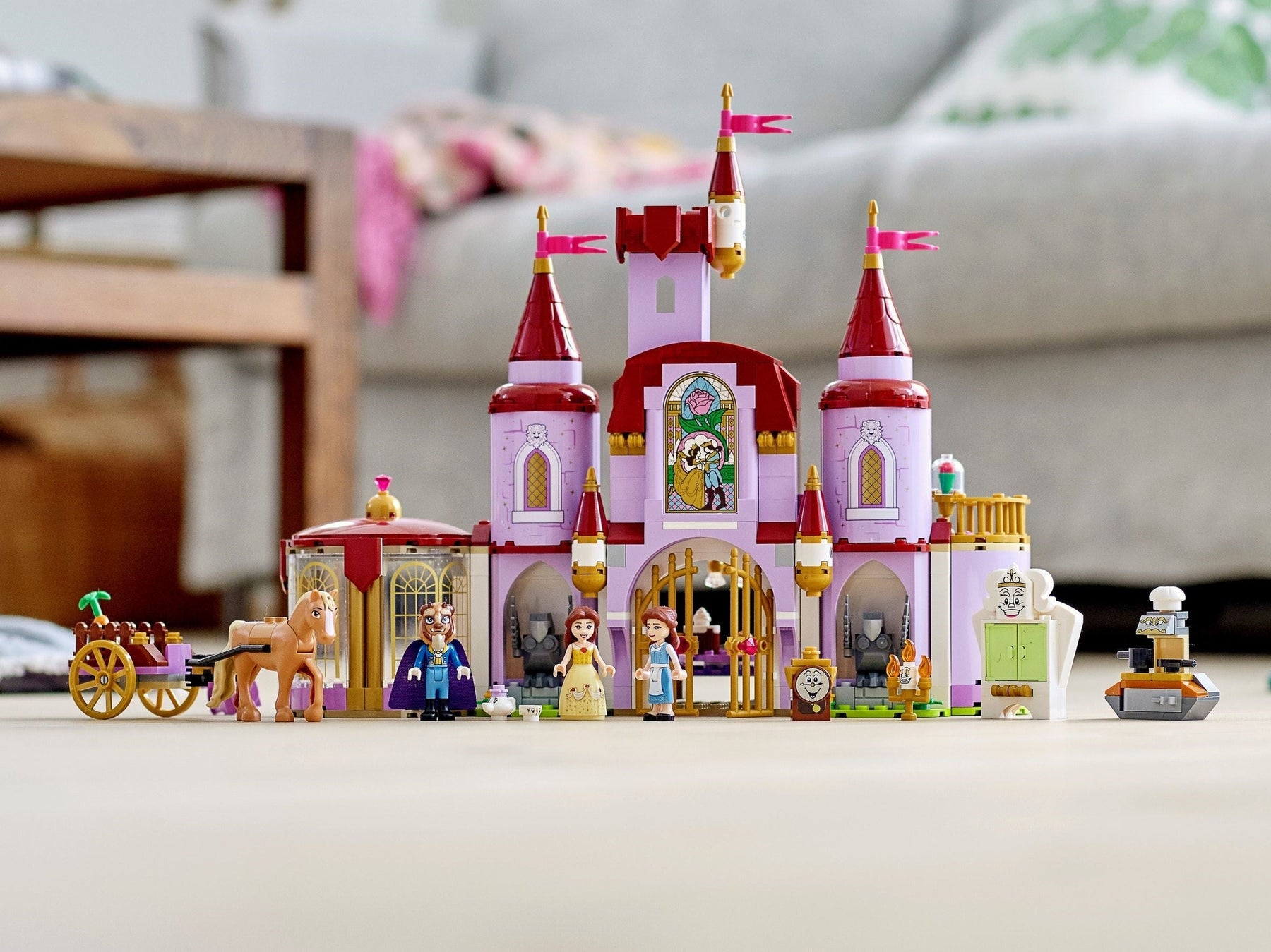 LEGO 43196 Belle & Beast's Castle - Disney Princess Building Toy - SuperSaverAU - view 4
