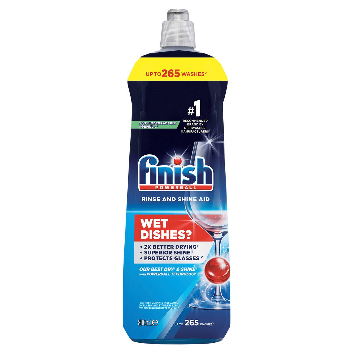 Finish 800ml Powerball Rinse Aid