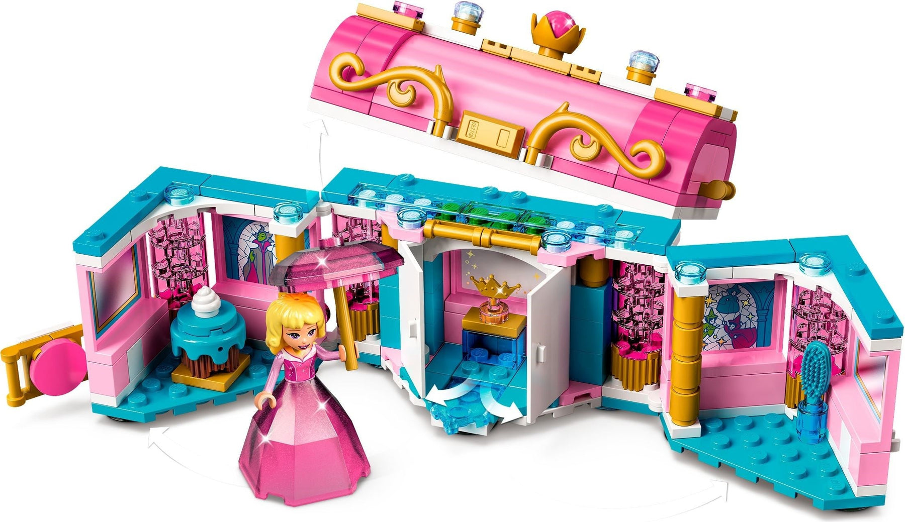 LEGO 43203 Disney Auroras, Meridas und Tianas Zauberwerke- Auzzi Store