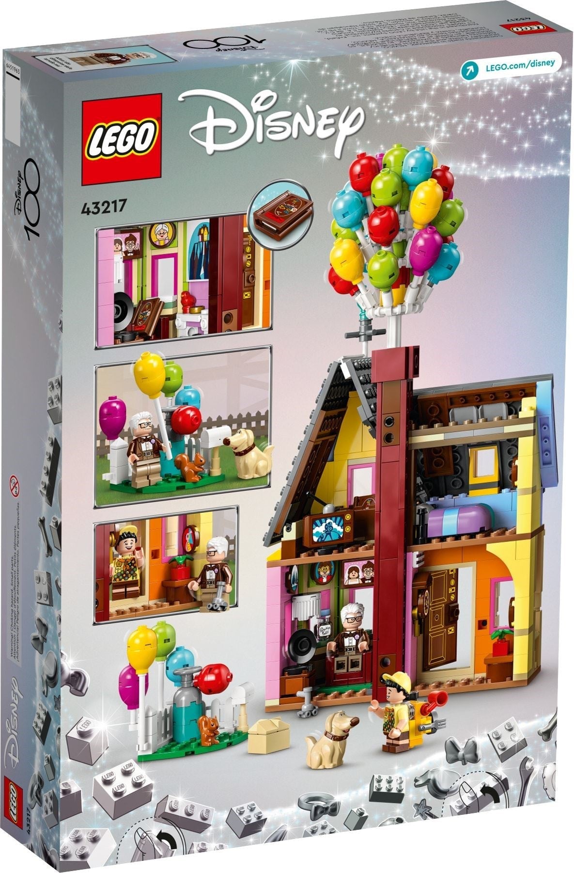 LEGO 43217 Up House – Disney Pixar Balloon House Playset - SuperSaverAU - view 6