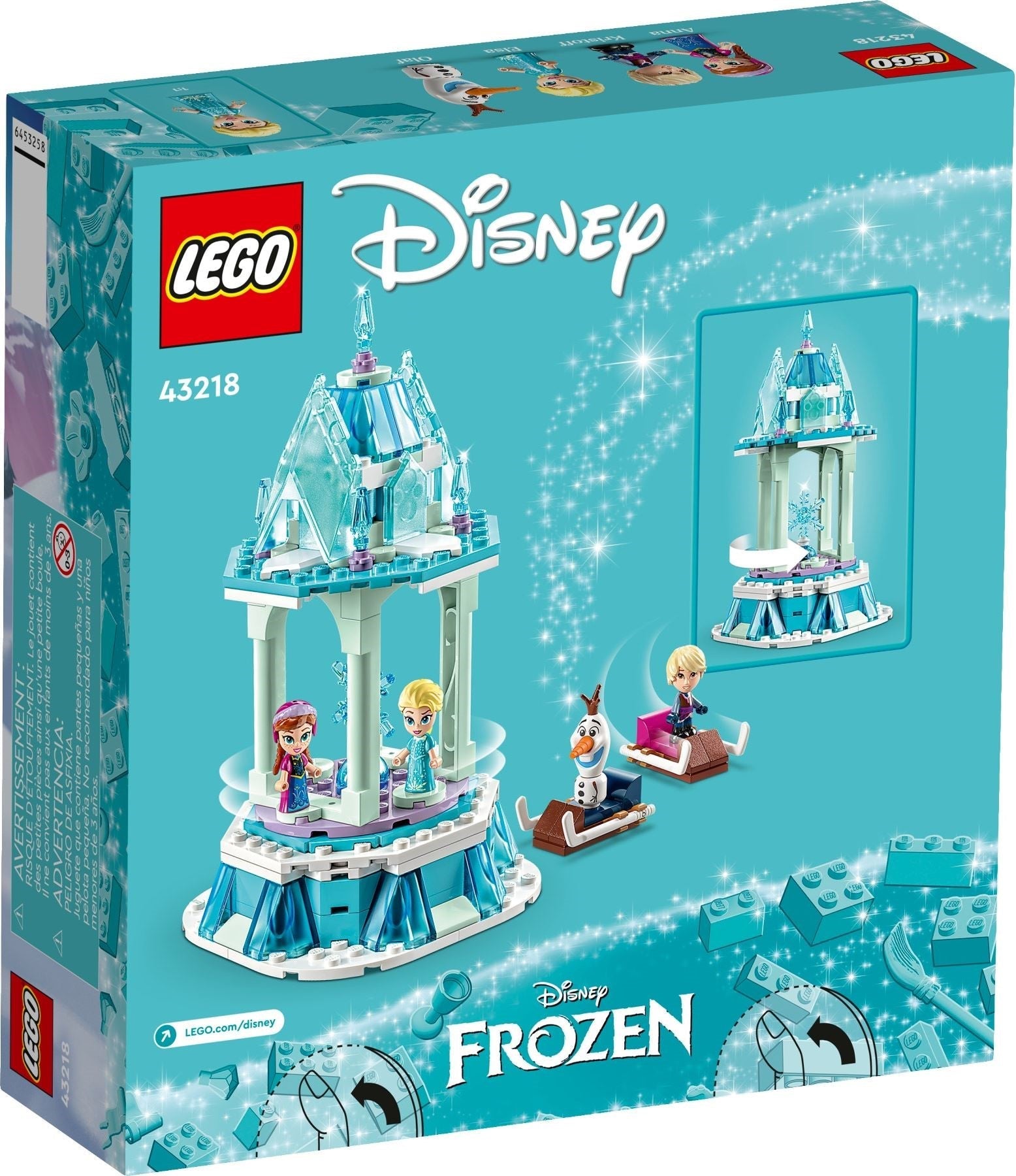 LEGO Disney 43217 Anna and Elsa's Magical Carousel - SuperSaverAU - view 5
