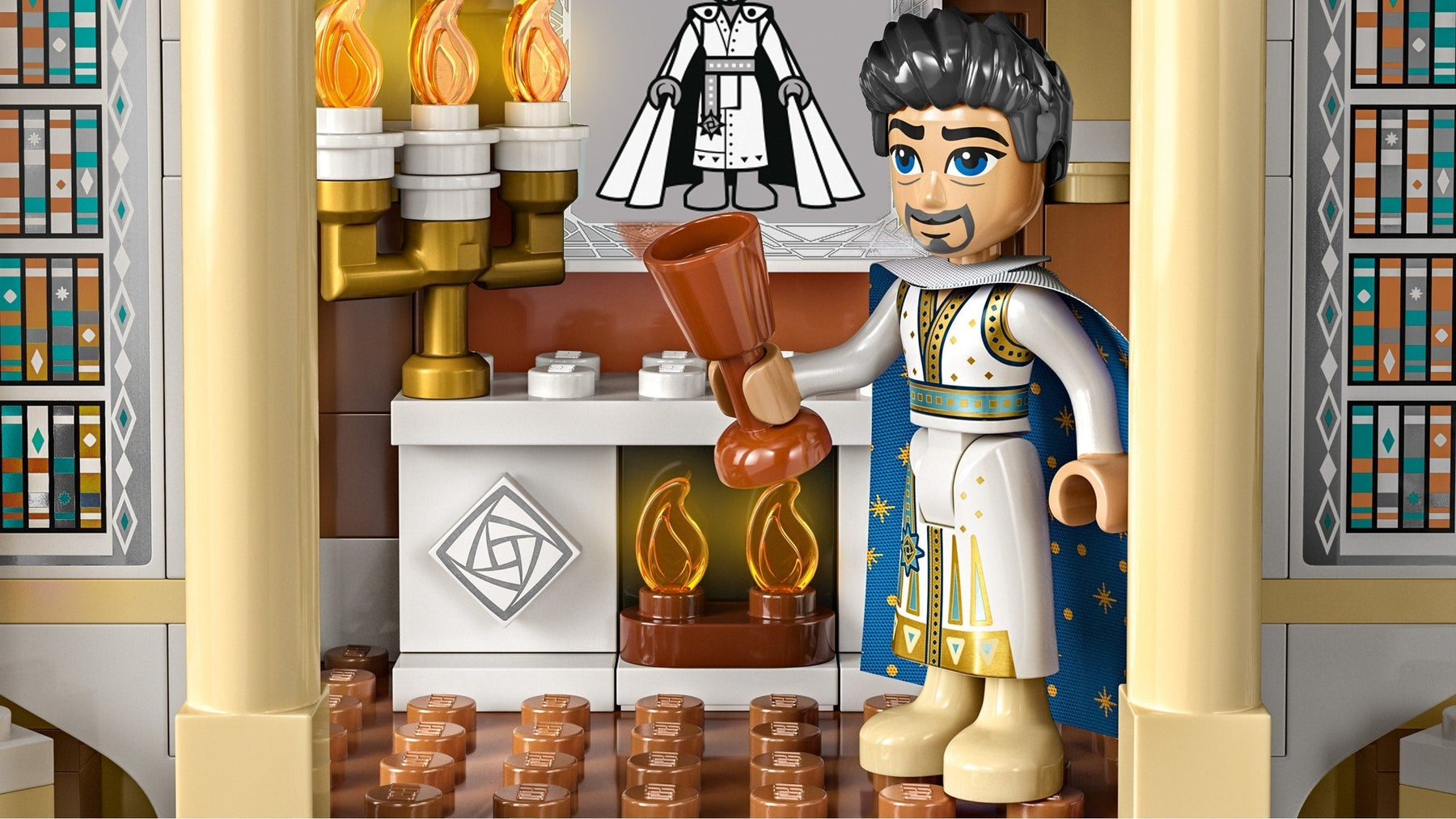 LEGO Disney Series 43224 King Magnifico's Castle- Auzzi Store