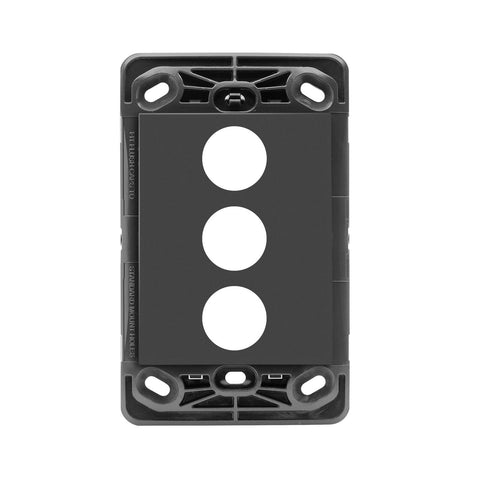 HPM VIVO 3 Gang Grid Plate, Grey, Grid Only (EV770/3GOGR)