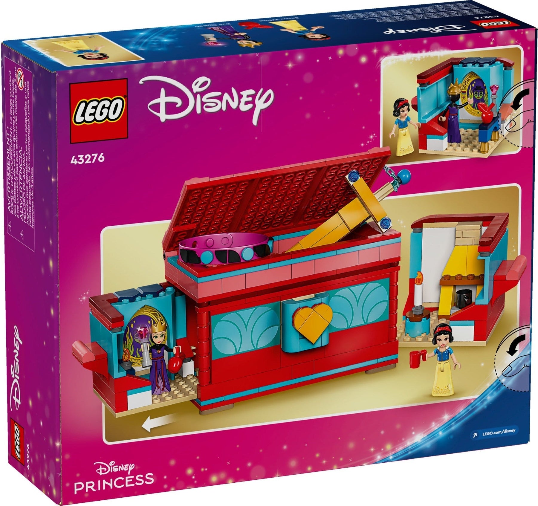 LEGO 43276 Snow White's Jewellery Box Disney Princess - SuperSaverAU - view 5