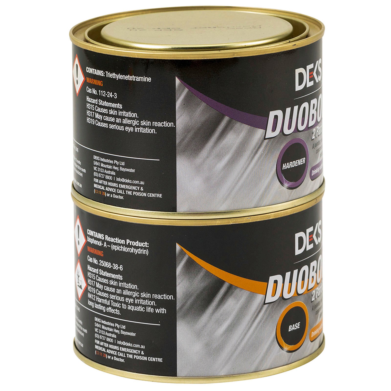 Deks 1L Two-Part Epoxy Jointing Putty Compound Grey Indoor and Outdoor