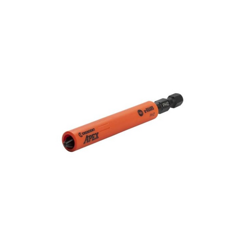 Crescent APEX u-GUARD Phillips #2 Impact Power Bit 3-1/2" S2 Steel 2 Pack