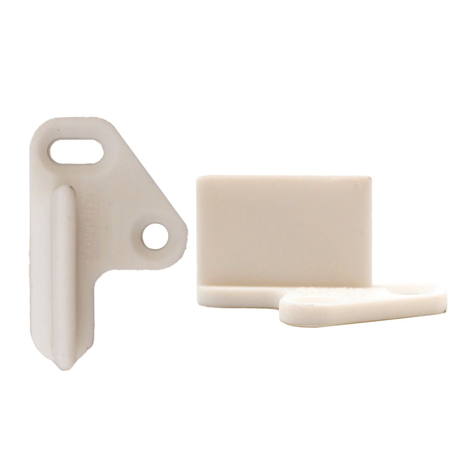 Cowdroy White Nylon Floor Mount Door Guide