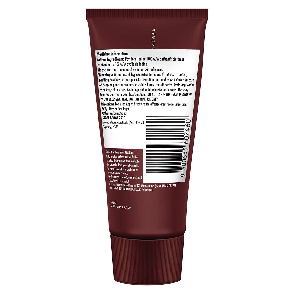 Betadine Antiseptic Ointment 2 x 65g