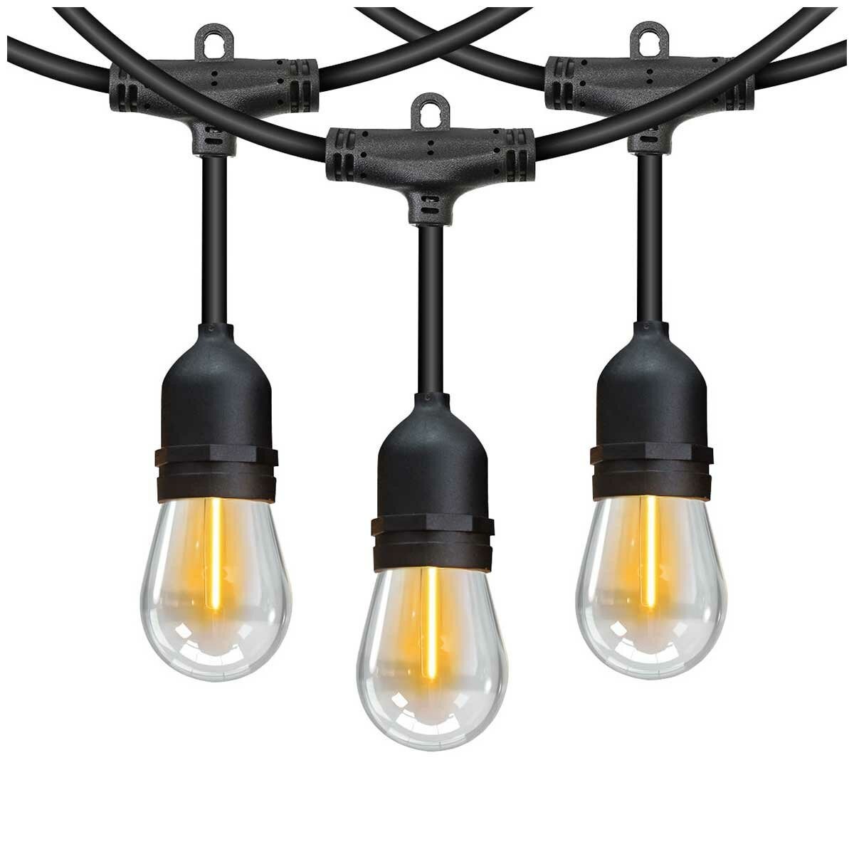 Feit Electric Weatherproof Outdoor String Lights 24 Bulbs LED Filament 14600mm — image 3