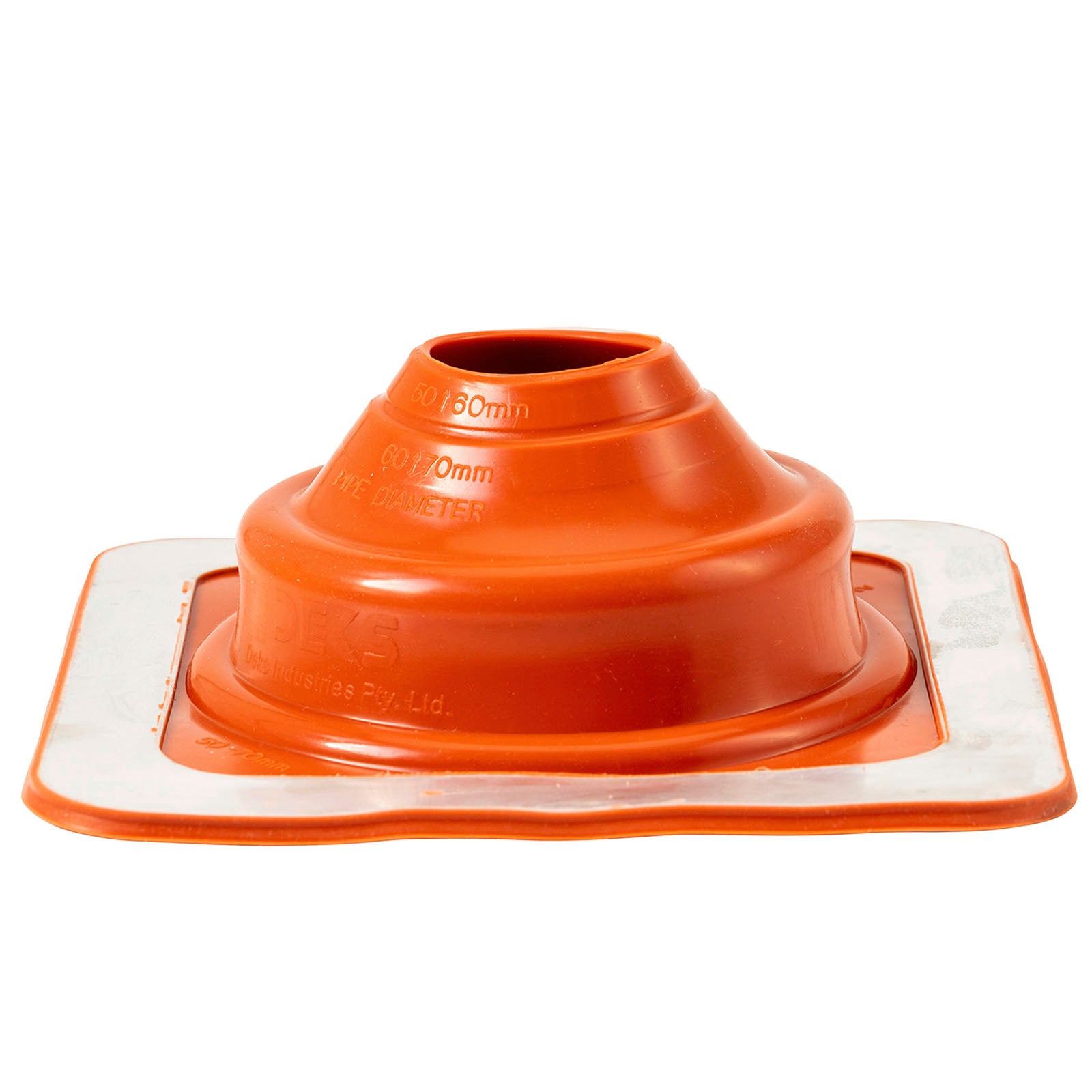 Deks Dektite Premium 50-70mm Roof Flashing - Red Silicone High Temp