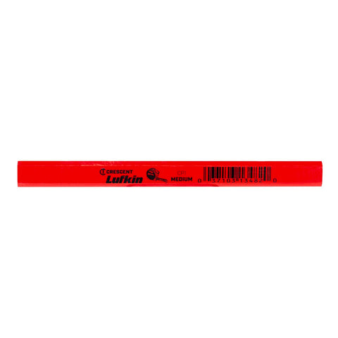 Crescent Lufkin Medium Red Carpenters Pencil, Wood, Waterproof Marking Tool