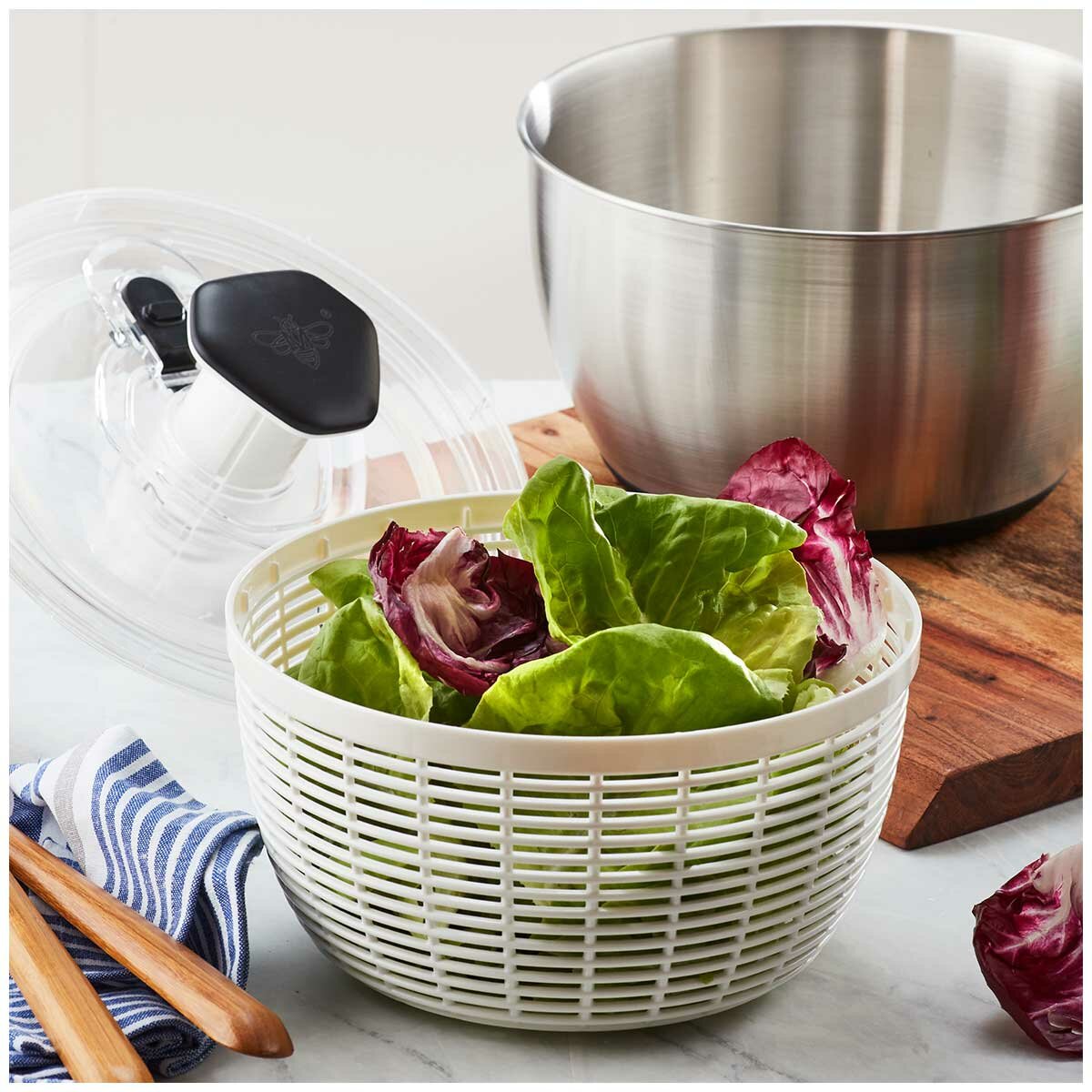 MIU Stainless Steel Salad Spinner 6L