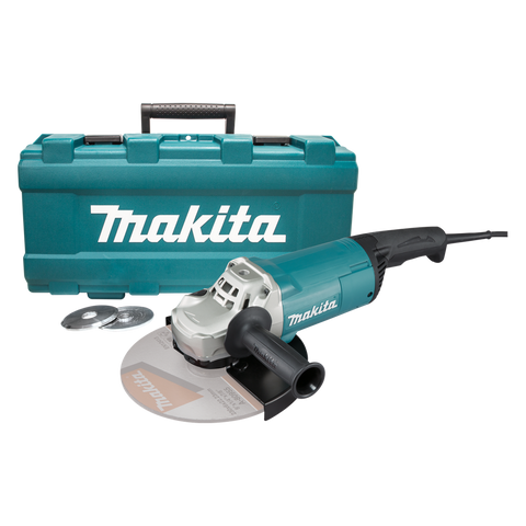 Makita 230mm (9") 2200W Angle Grinder GA9060K, 6600rpm Corded with Shaft Lock