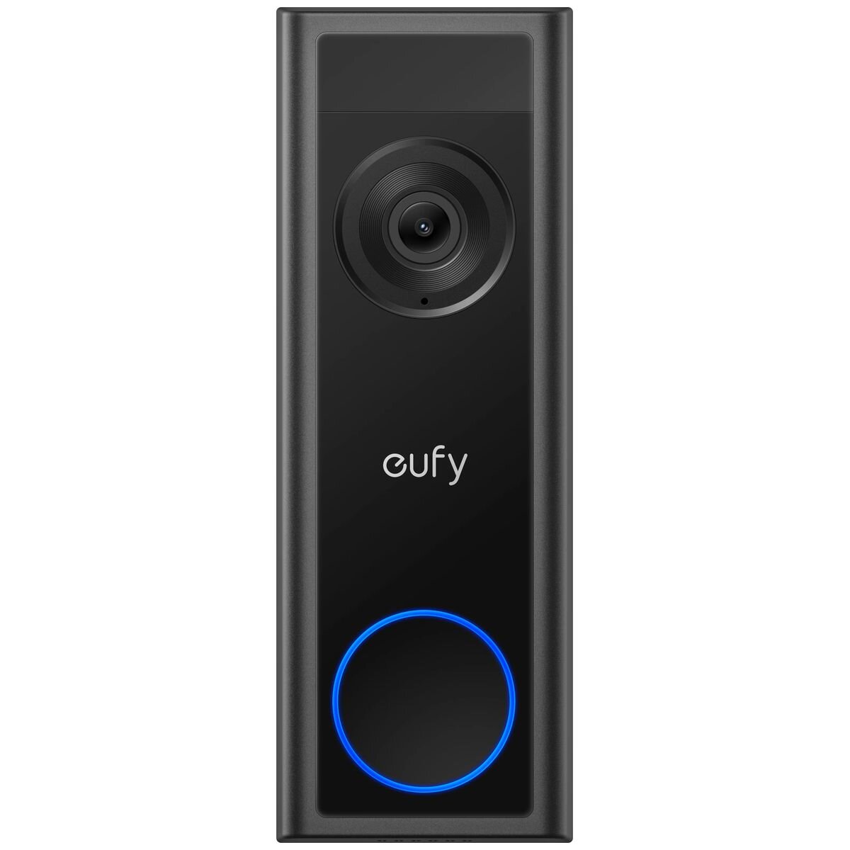 Eufy C31 Video Doorbell - 2K Resolution, 4:3 View, Dual Power Options, Local Storage, Black - E8223T11