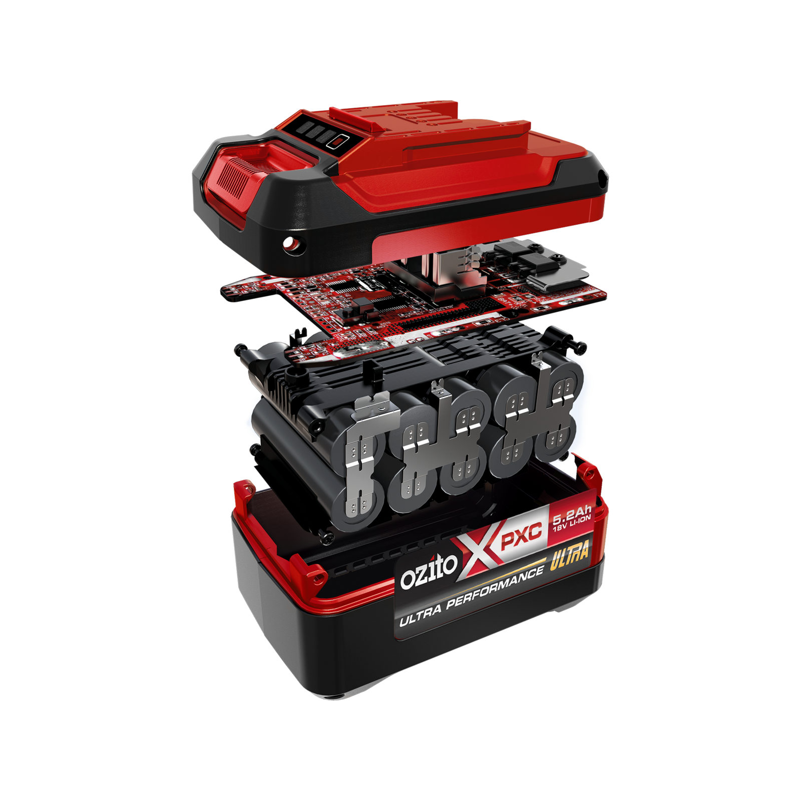 Ozito PXC 18V 5.2Ah Ultra Battery Pack Plastic PXUBP-520