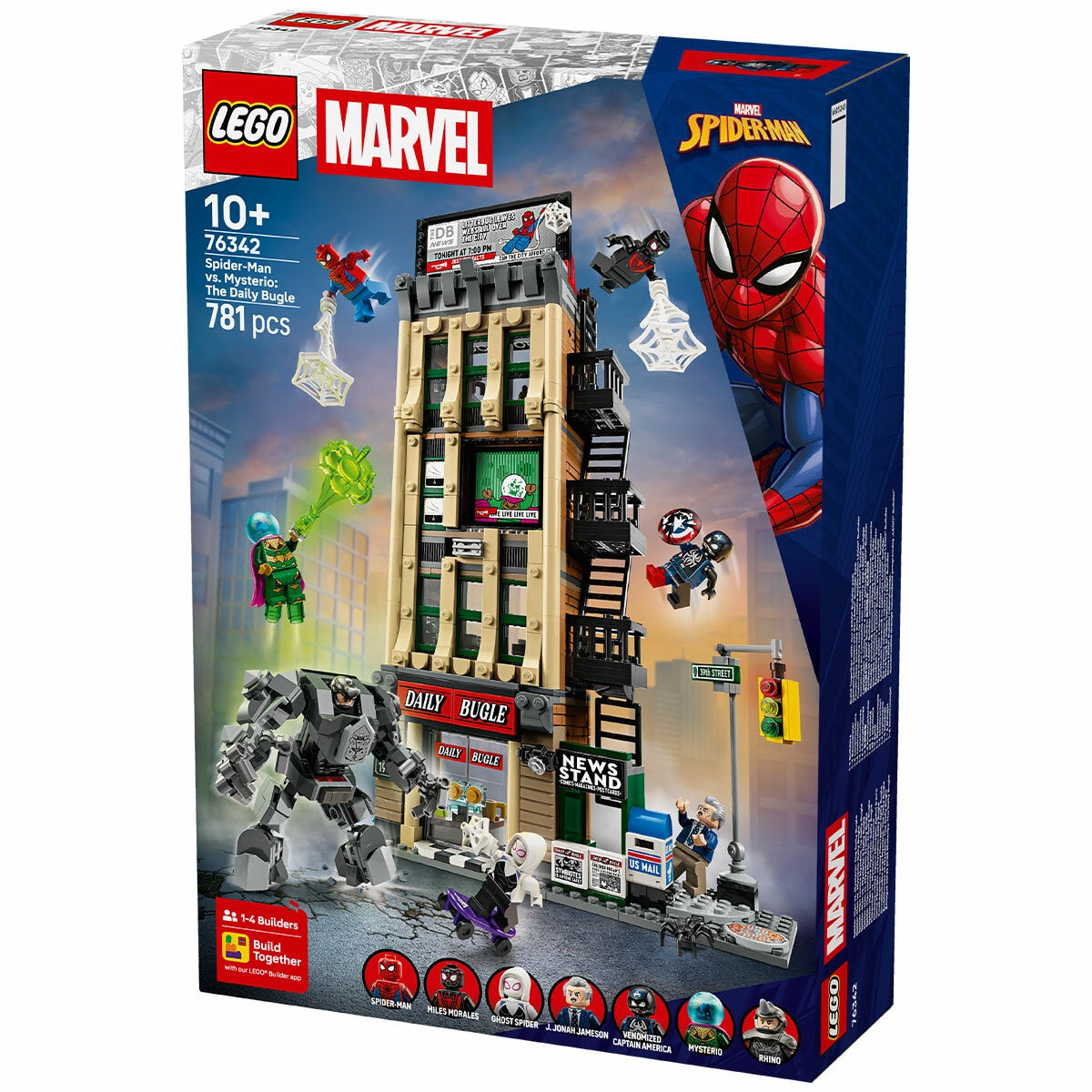 LEGO Marvel Spider-Man vs. Mysterio: The Daily Bugle 76342